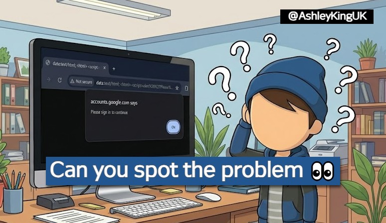 [Chromium] Drag and drop a Data URI to spoof a dialog